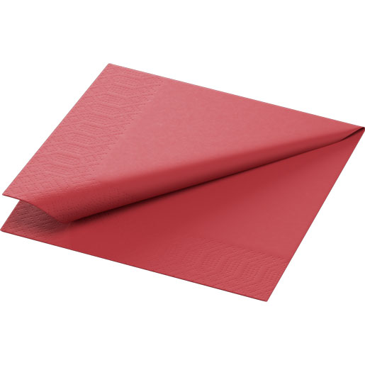 Tissue Napkin 24 x 24 cm Bordeaux 3-ply